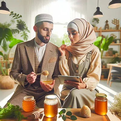 تصویر عسل و درمان ناتوانی جنسی