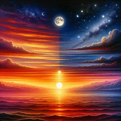 شب وقتی آن را می پوشاند