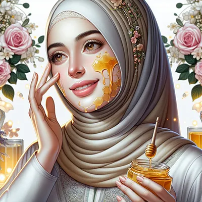 تصویر عسل و زیبایی پوست
