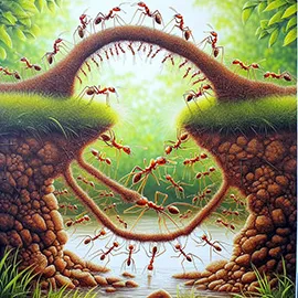 تصویر پل های زنده